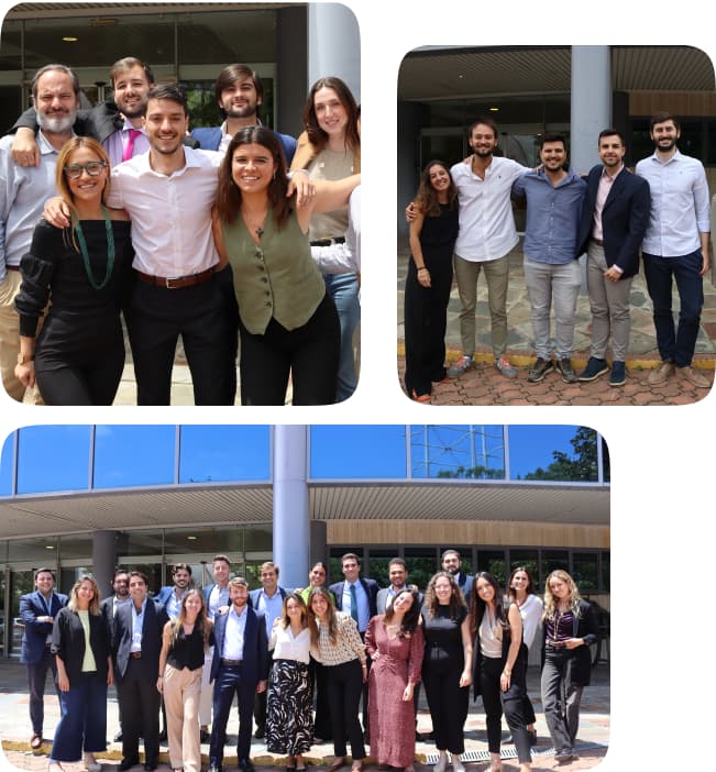 Equipo de Soluciona Mi Deuda frente a las oficinas.